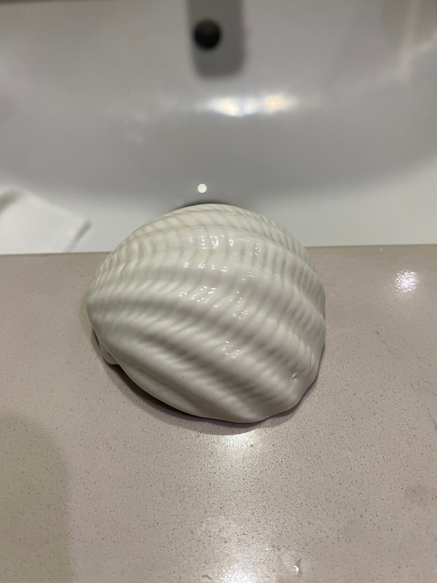 2 Sea Shell Porcelain Toilet Bolt Covers